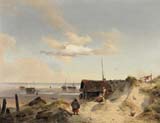 fisher huts in the dunes